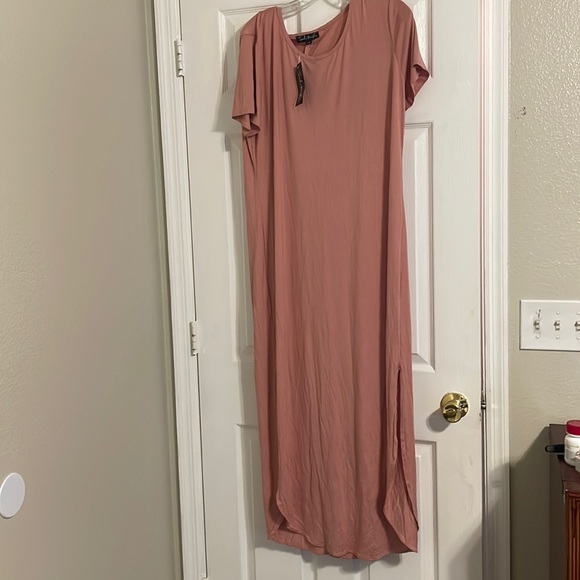 Pink long dress size x large - Picture 1 of 4